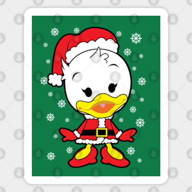 Daisy Duck Christmas Magnet by mighty corps studio